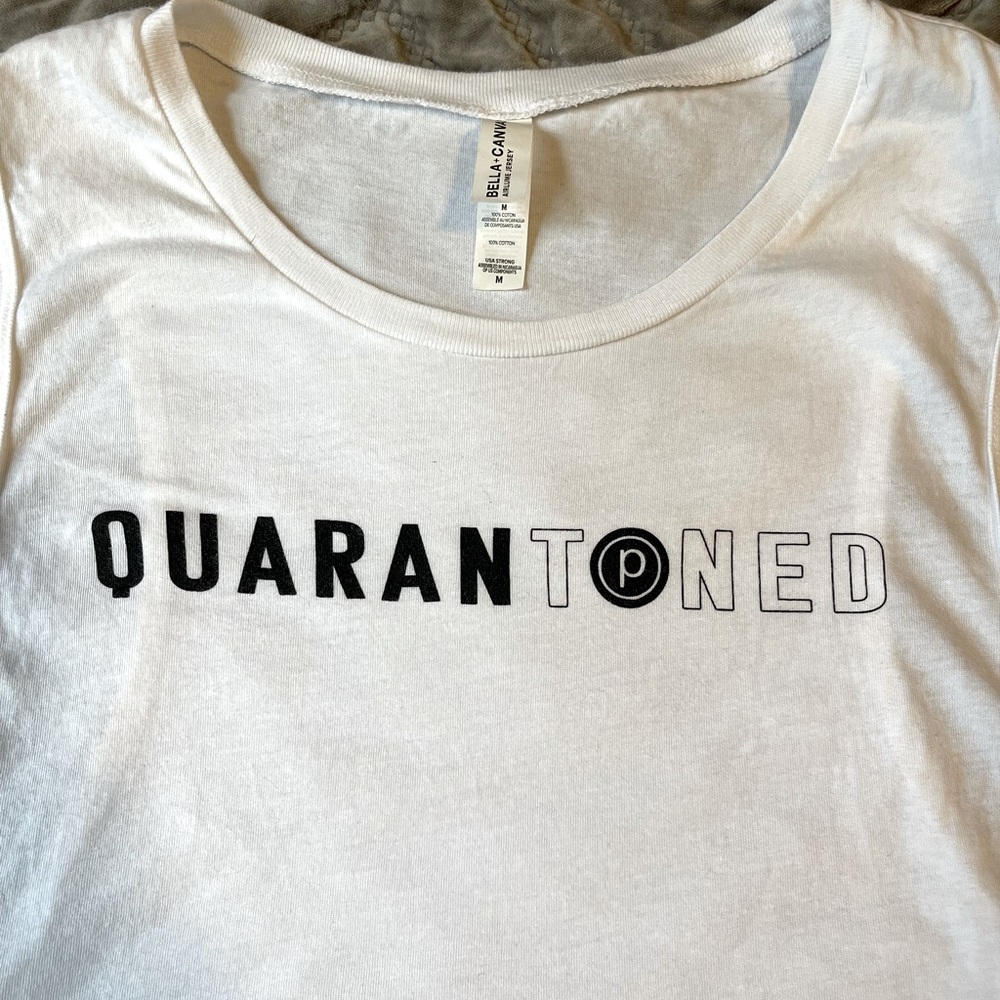 Pure Barre Quarantoned crop tank